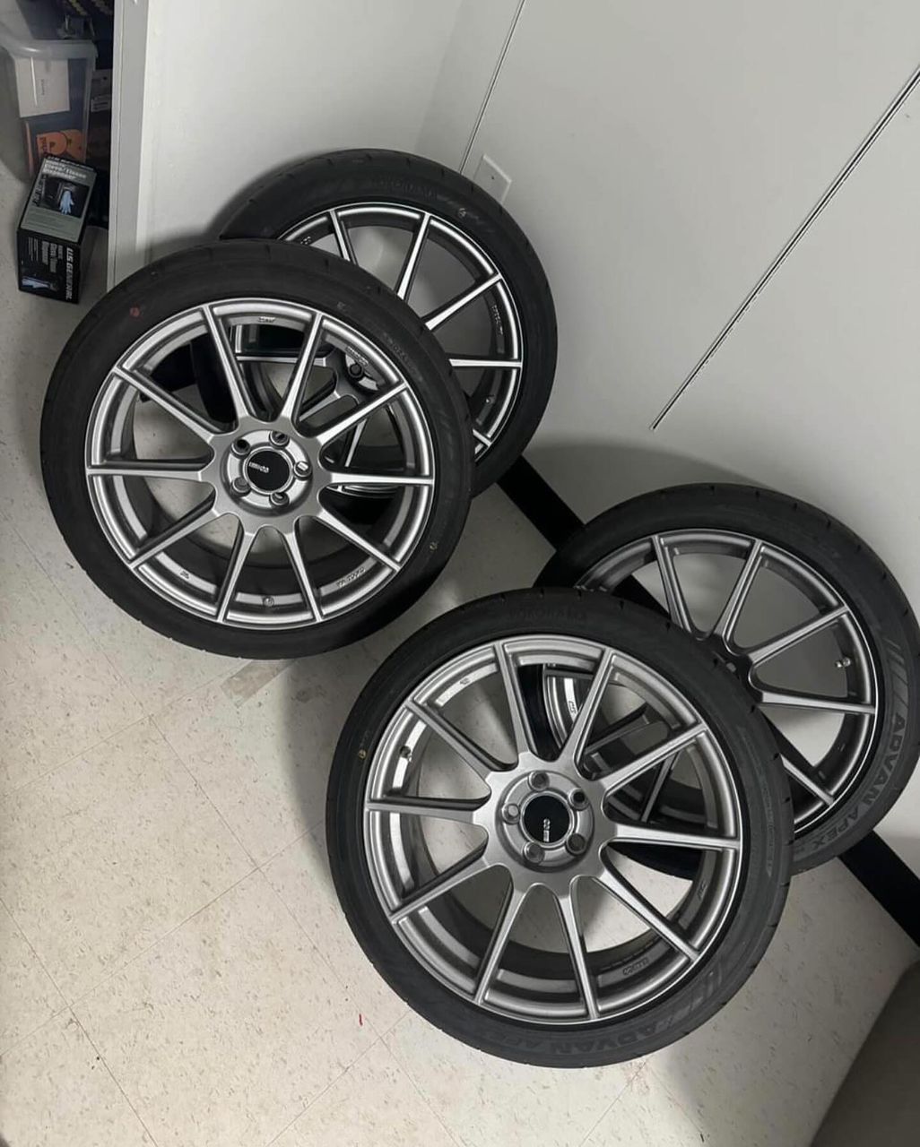 Enkei Wheels with Yokohama Advan Apex Tires